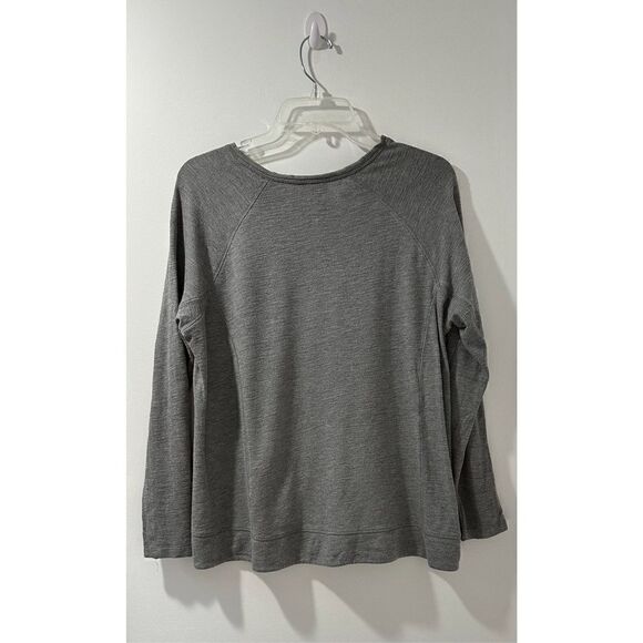 J. Jill crew neck pullover gray lightweight sweatshirt size small.    #9-0216 - Picture 2 of 5